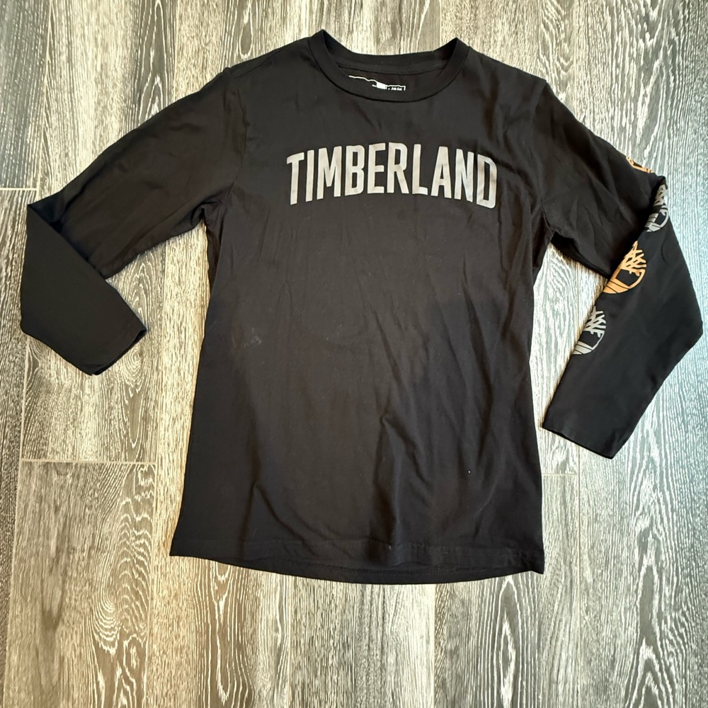 Timberland Kids Black Long Sleeve Tee